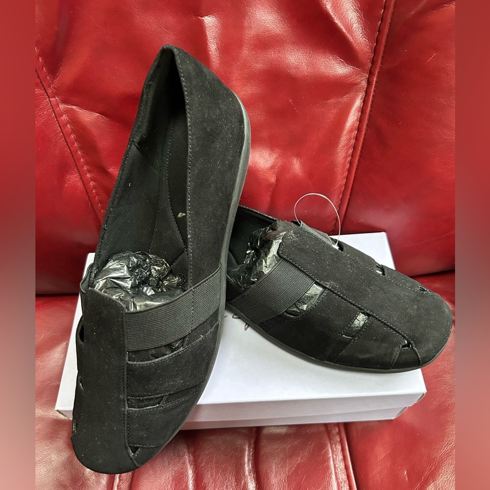 Easy Spirit Alani Black Women's Flats NEW